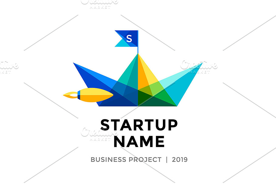 Logo for startup project in Illustrations - product preview 8