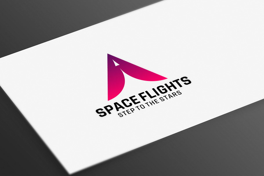 Space Flights Logo Template