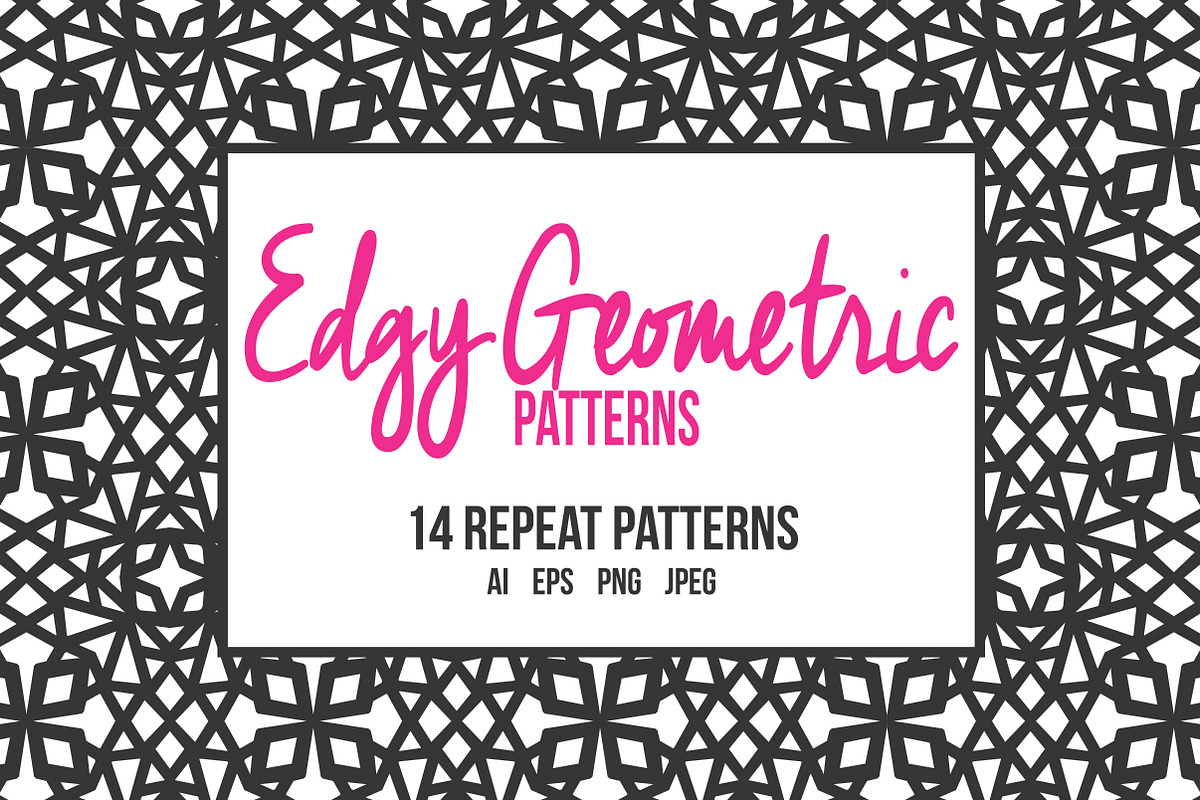 Edgy Geometric Patterns in Patterns - product preview 8