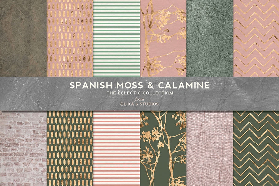 Spanish Moss & Calamine Gold Pattern in Patterns - product preview 8