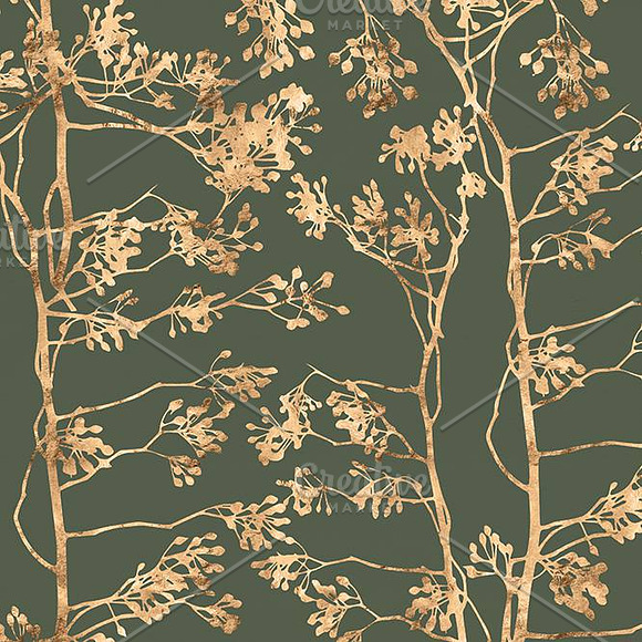 Spanish Moss & Calamine Gold Pattern in Patterns - product preview 1