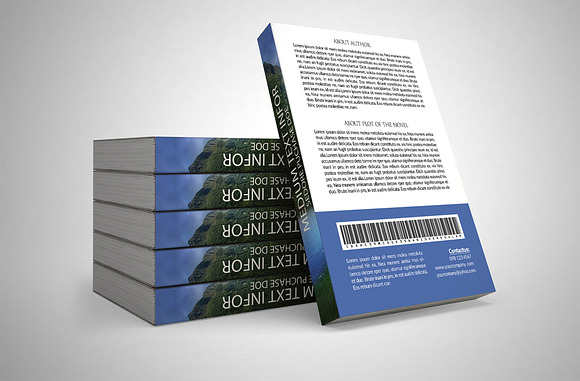 Book Cover Print Template in Stationery Templates - product preview 1