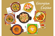 Georgian cuisine menu dishes