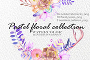 Pastel floral collection