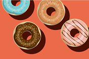 doughnut vector