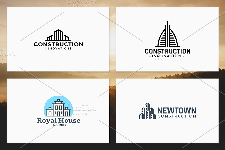 Real Estate and Construction Logos