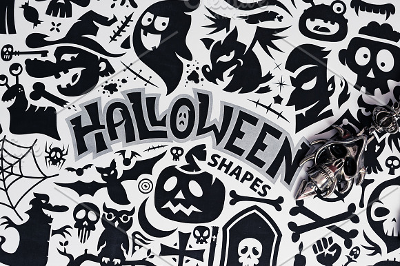 Halloween Vector Shapes Collection in Illustrations - product preview 5