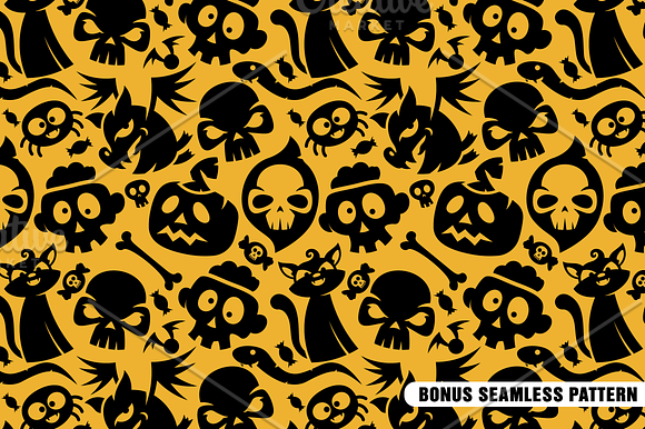 Halloween Vector Shapes Collection in Illustrations - product preview 6
