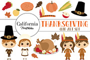Thanksgiving Clip Art Set