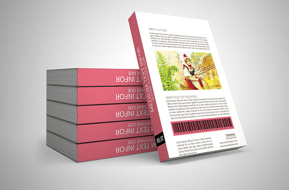 Book Cover Print Template in Stationery Templates - product preview 1