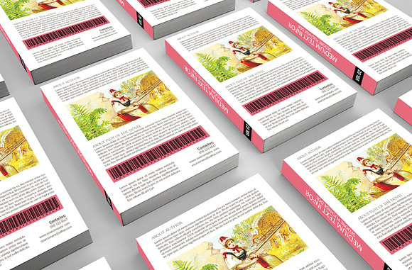 Book Cover Print Template in Stationery Templates - product preview 3