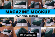 Magazine Mockups Amazing Bundle