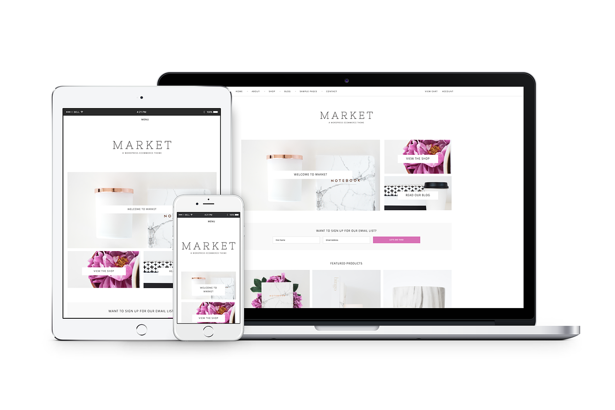 Market - Blog + eCommerce Theme in WordPress Business Themes - product preview 8