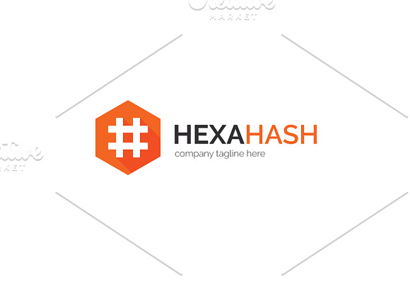 Hexa Hash Logo in Logo Templates - product preview 2