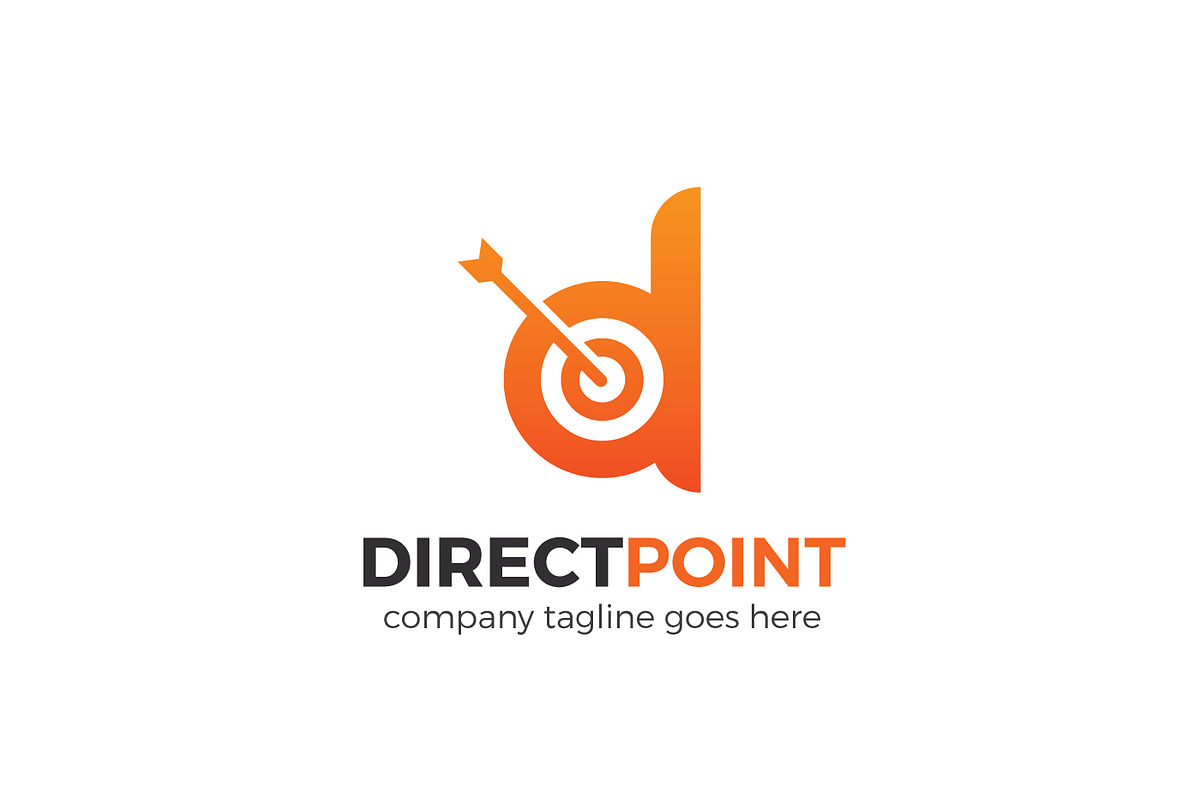 Direct Point Letter D Logo in Logo Templates - product preview 8