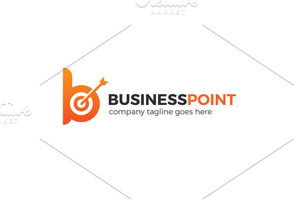 Business Point Letter B Logo in Logo Templates - product preview 1