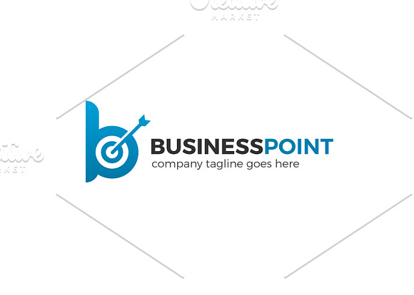 Business Point Letter B Logo in Logo Templates - product preview 2