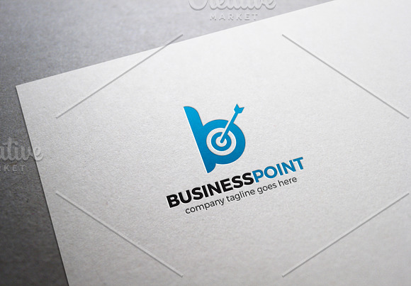 Business Point Letter B Logo in Logo Templates - product preview 3