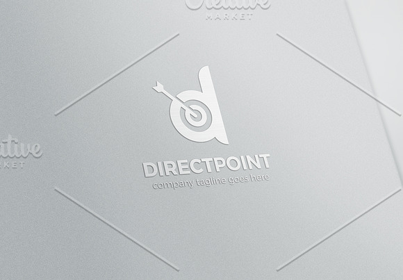 Direct Point Letter D Logo in Logo Templates - product preview 4