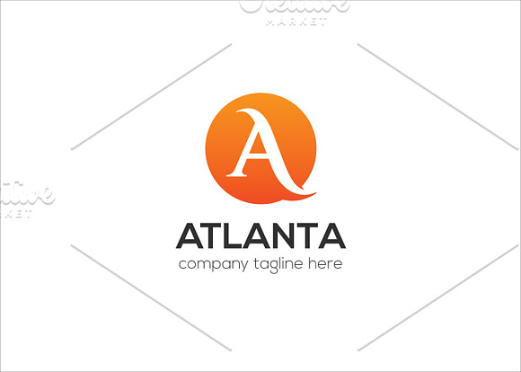 Atlanta Letter A Logo in Logo Templates - product preview 2