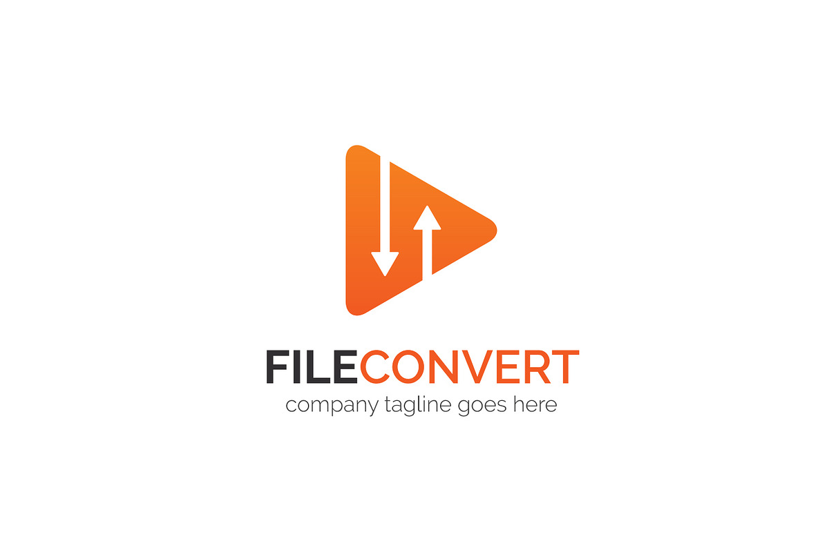 File Convert Logo in Logo Templates - product preview 8