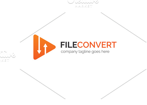 File Convert Logo in Logo Templates - product preview 1