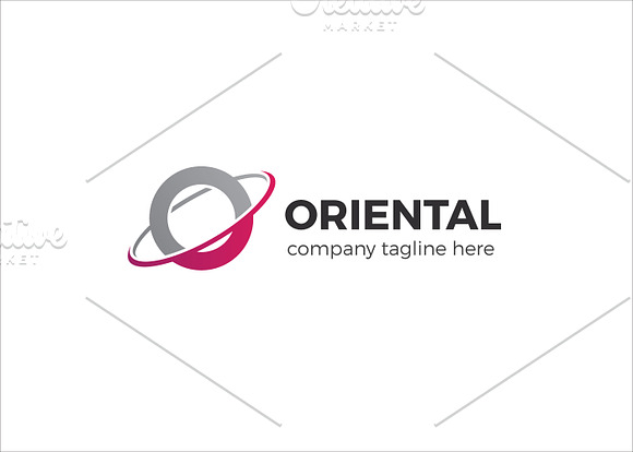 Oriental Letter O Logo in Logo Templates - product preview 1