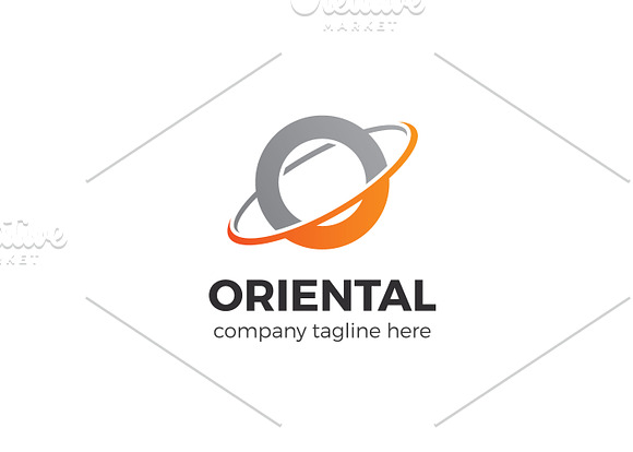Oriental Letter O Logo in Logo Templates - product preview 2