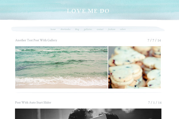 Love Me Do - WordPress Theme in WordPress Photography Themes - product preview 1