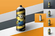 Spray Can Mock-up tin of paint