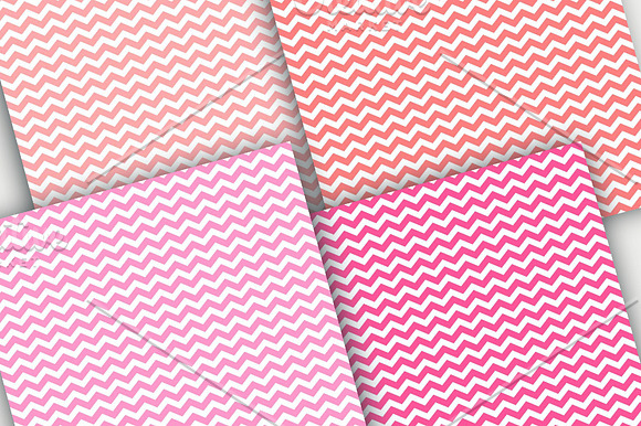 48 Chevron Digital Paper 12 x 12 in Patterns - product preview 4