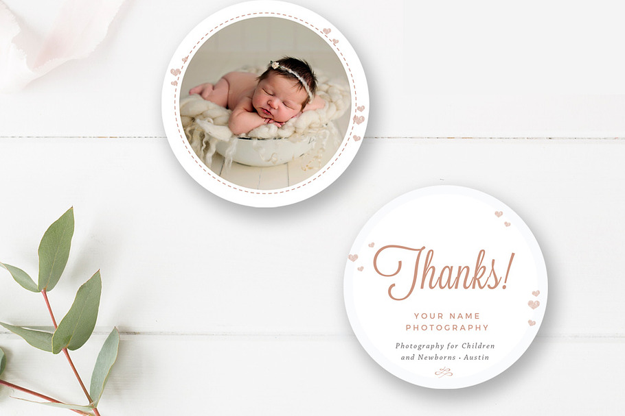 Newborn Photographe Stickers
