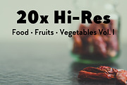 20x Food, Fruits, Vegetables Vol. I