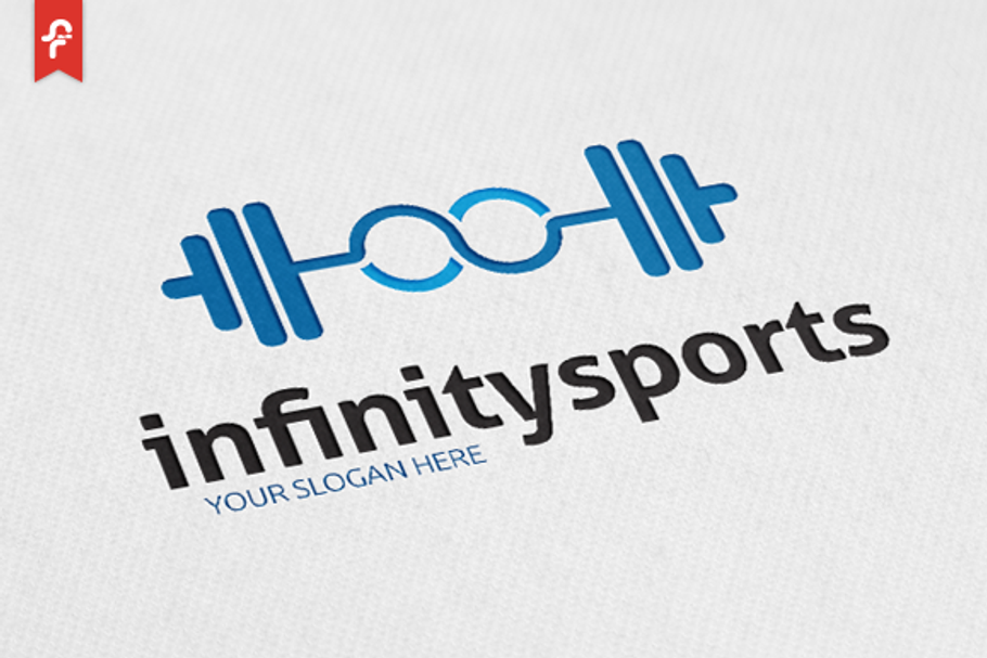 Infinity Sports Logo in Logo Templates - product preview 8
