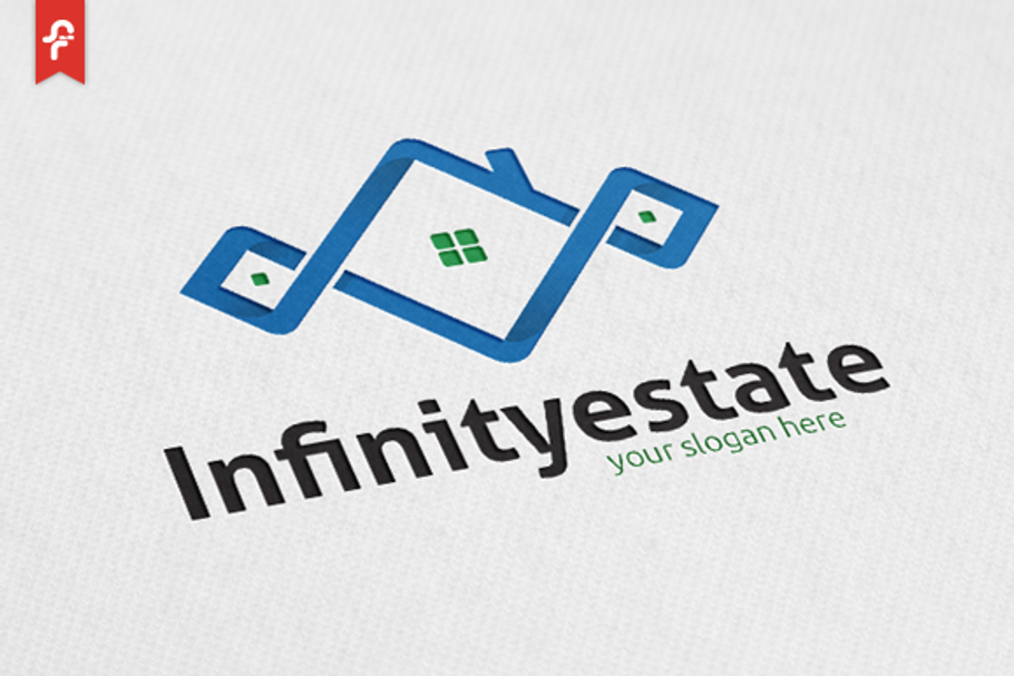 Infinity Estate Logo in Logo Templates - product preview 8