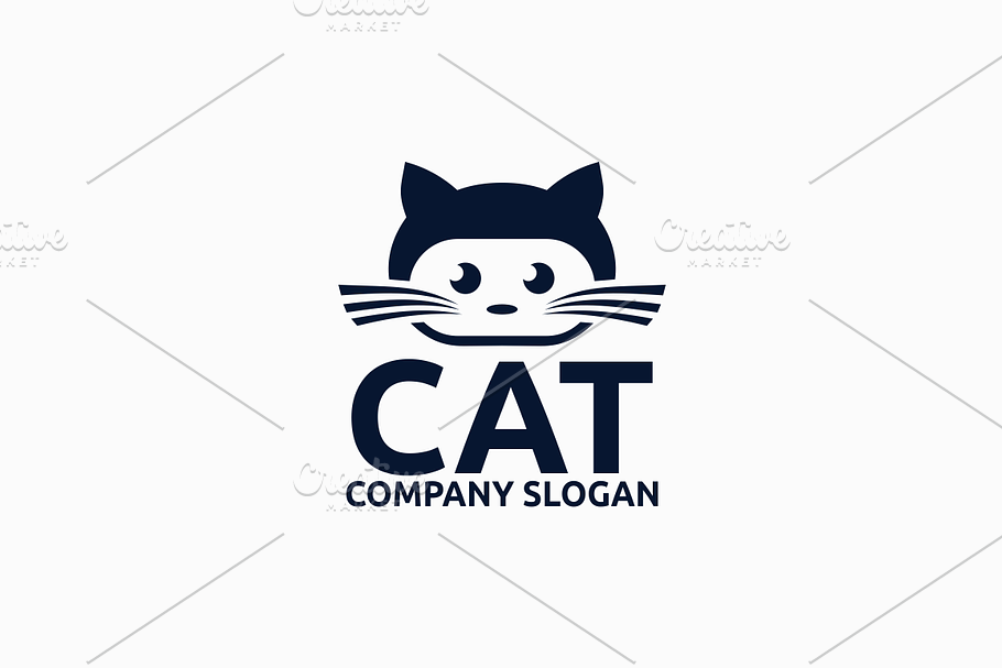 Cat  in Logo Templates - product preview 8