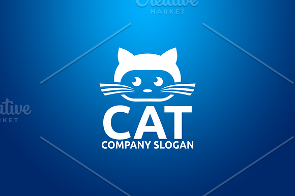 Cat  in Logo Templates - product preview 1