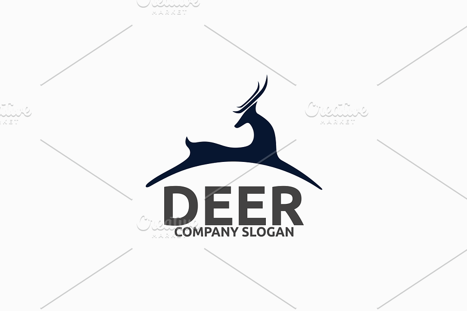Deer in Logo Templates - product preview 8