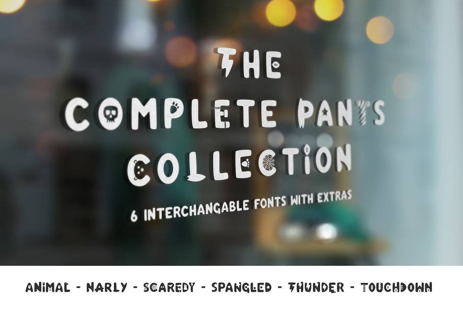 The Complete Pants Collection in Halloween Fonts - product preview 8