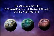Planets Pack 2 (15 Planets)