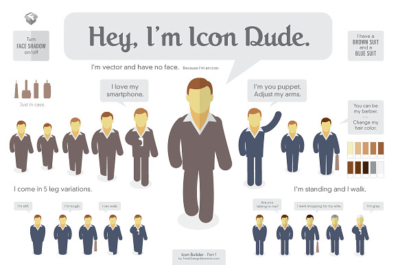 Icon Builder - Part 1 - Icon Dude in Graphics - product preview 1