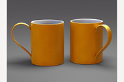 Orange Mugs