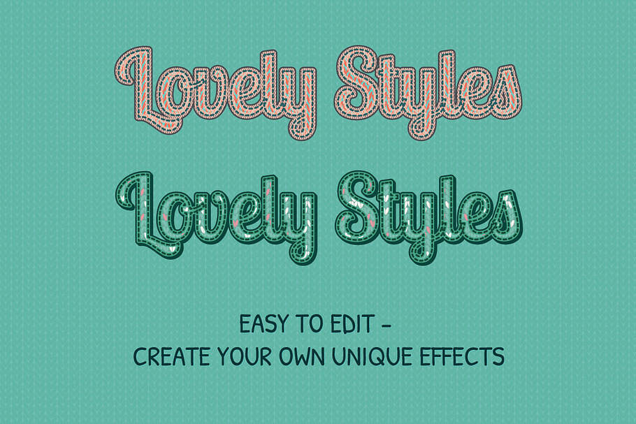 Knitted Text Effects. Graphic Styles in Photoshop Layer Styles - product preview 8