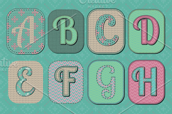 Knitted Text Effects. Graphic Styles in Photoshop Layer Styles - product preview 3