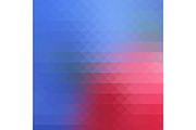 Blue pink triangular vector pattern