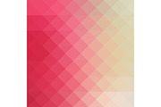 Pink cream triangular vector pattern