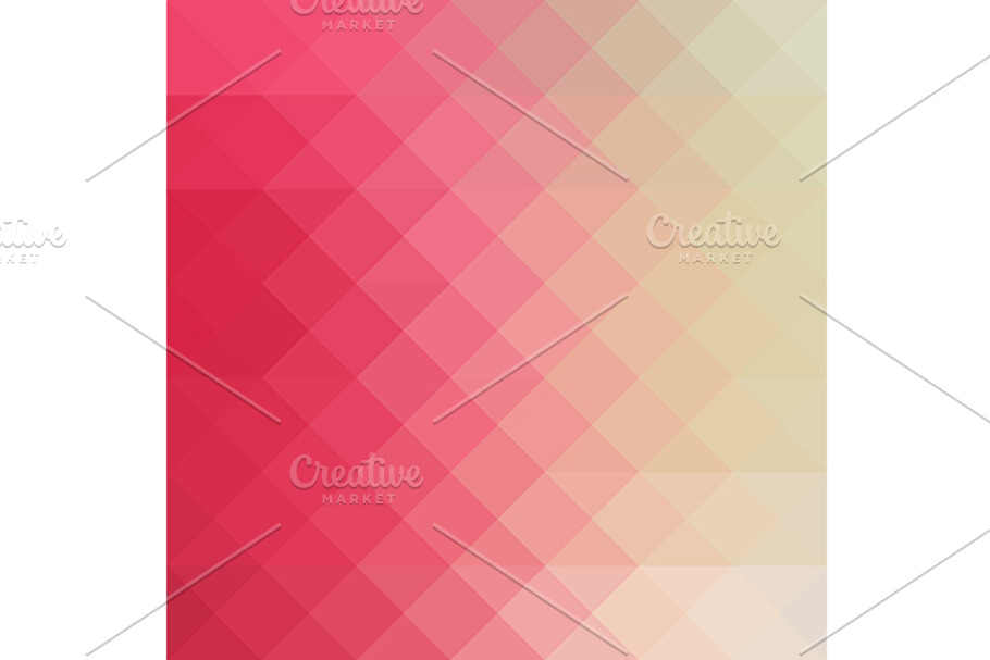 Pink cream triangular vector pattern in Textures - product preview 8