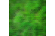 Green triangular vector background
