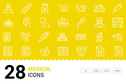 Medical - Vector Line Icons