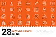 Medical / Health - Vector Line Icons
